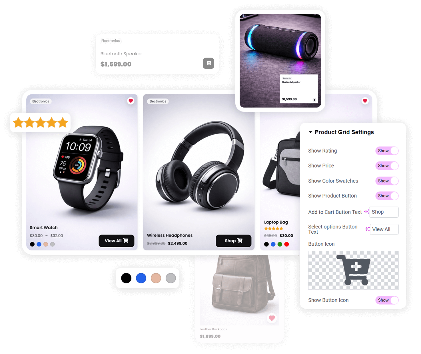 Fully Customizable WooCommerce Product Grid Layout